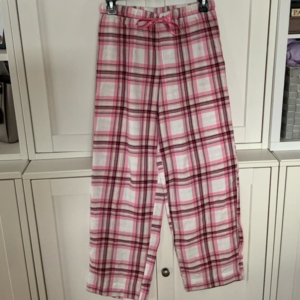 Aeropostale Pink Plaid PJ Pants